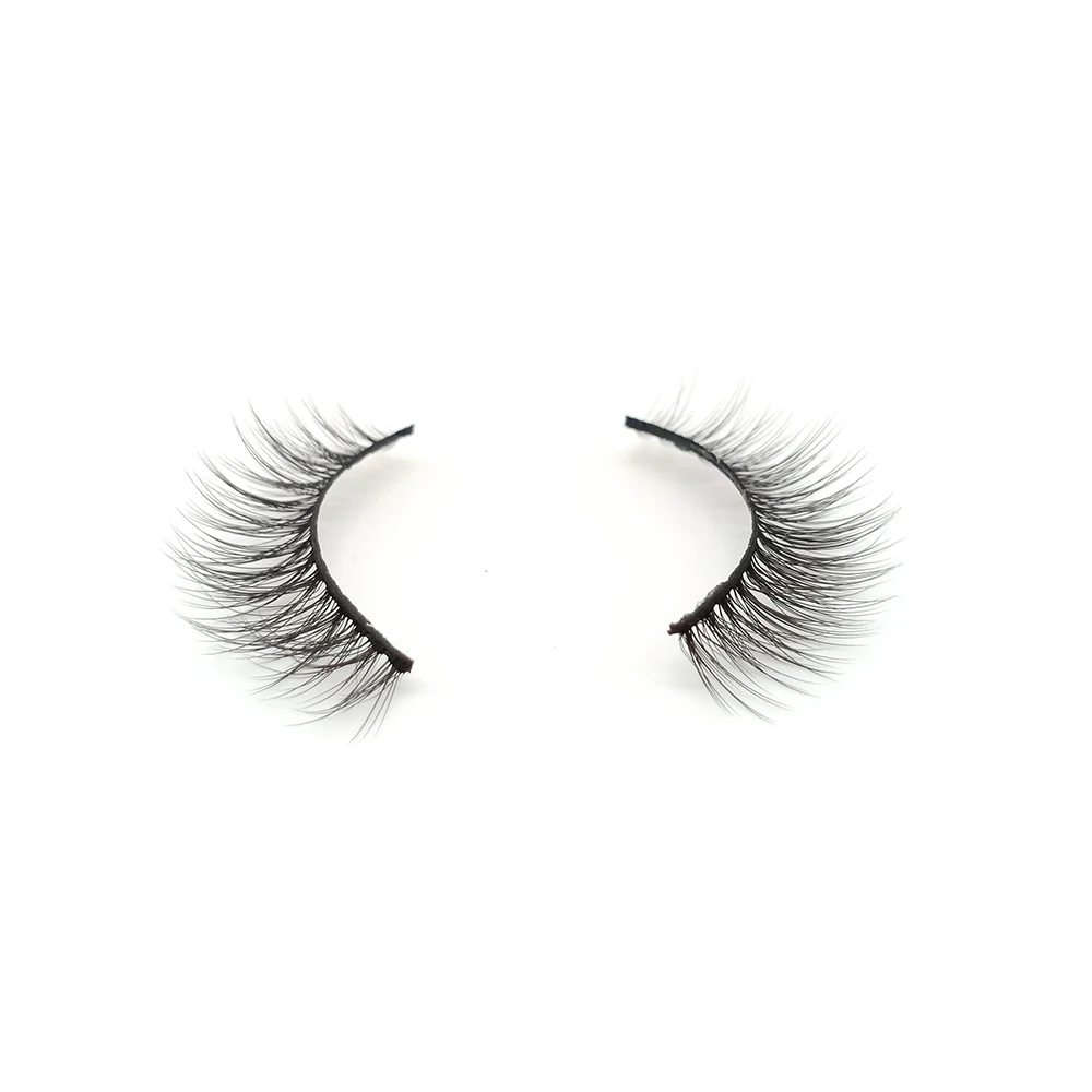 

Free sample 3d 18mm 20mm private label false silk lashes cmofort synthetic Eyelashes