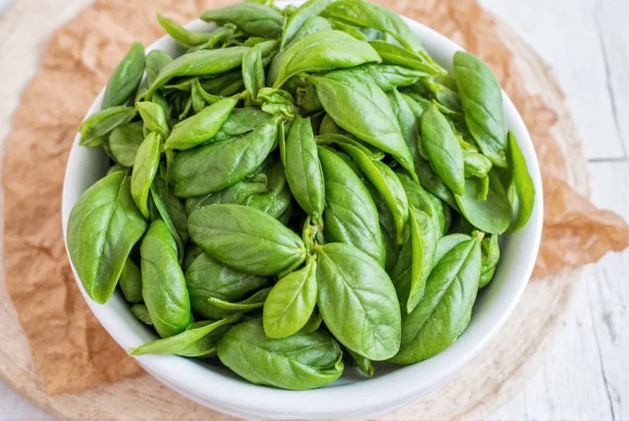 Dried basil packaging