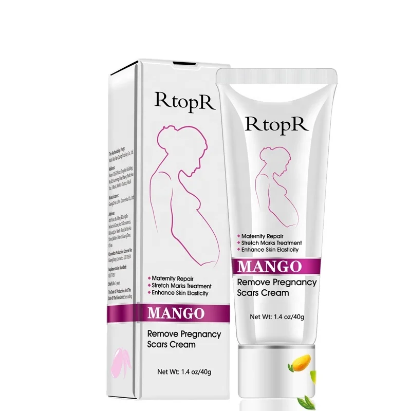 

OEM RtopR Mango Remove Pregnancy Scars Repair Anti Winkles Firming Body Creams, White