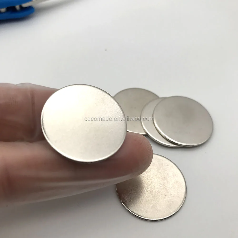 

In Stock Personalized cheap golf marker blank disc, Silver