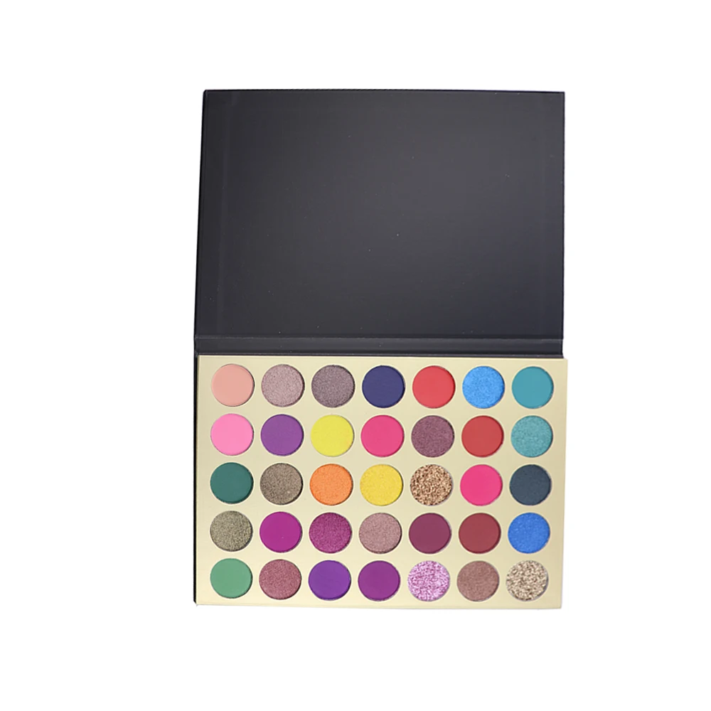 

Private Label Make Up Cosmetics Pressed Glitter 35colors pressed powder Eyeshadow