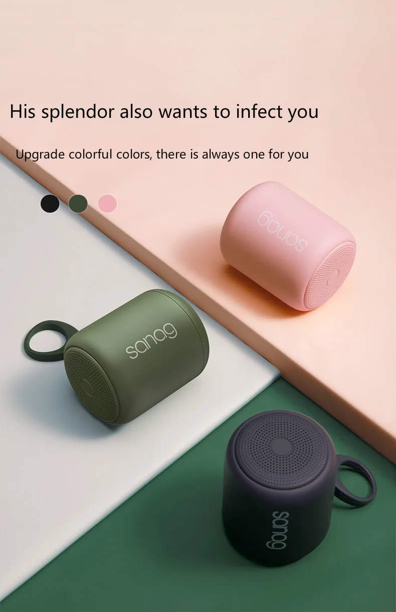 Small Steel Cannon Bluetooth Speaker Outdoor Waterproof Mini Subwoofer Sports Small Speaker - ANKUX.COM