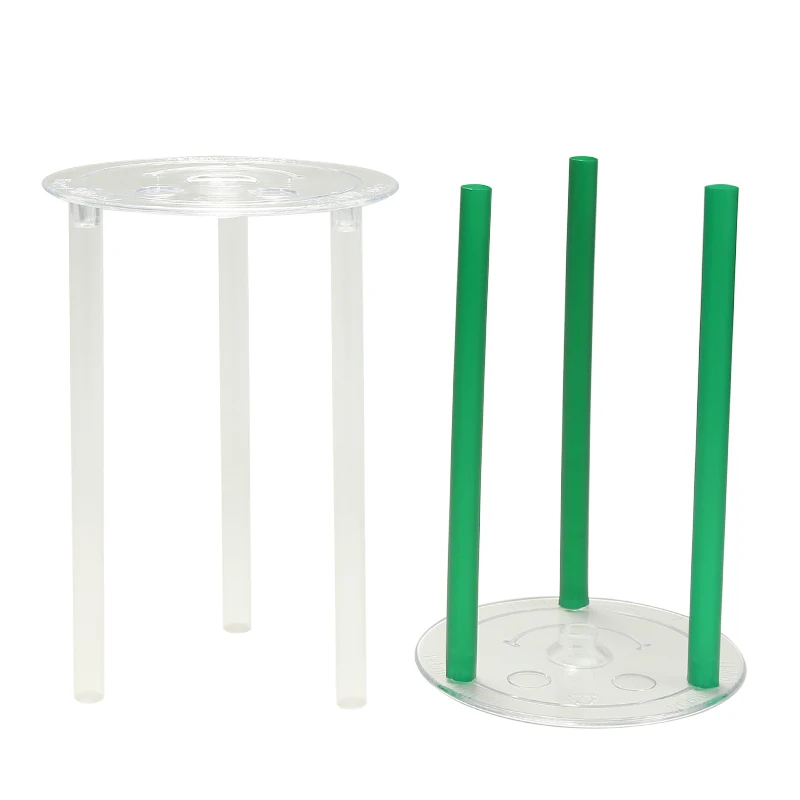 

4-12 Inch Good Quality Multi-Layer Cake Support Frame Practical Cake Stands Round Dessert Support Spacer Piling Bracket, Translucent