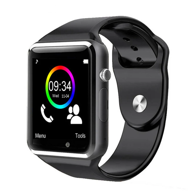 

2019 New Hot Selling Smart Watch A1 With Sim Card, Black, white, coffee,green,blue,purple