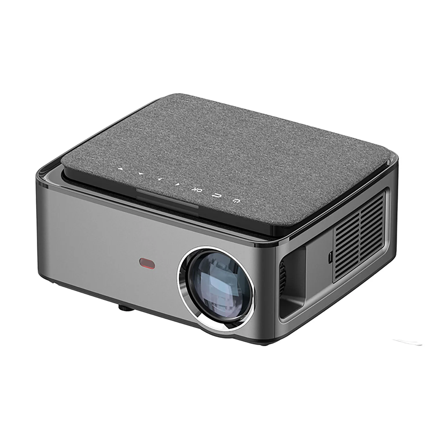 

2021 Newest RD828 1920*1080P 3800 Lumens Home Theater Education LCD LED Multi Screen Portable Android Projector, Grey