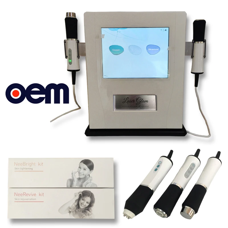

2019 Newest Technology 3 in 1 RF Ultrasound Oxygen facial Machine Multifunctional Skin Care Machine