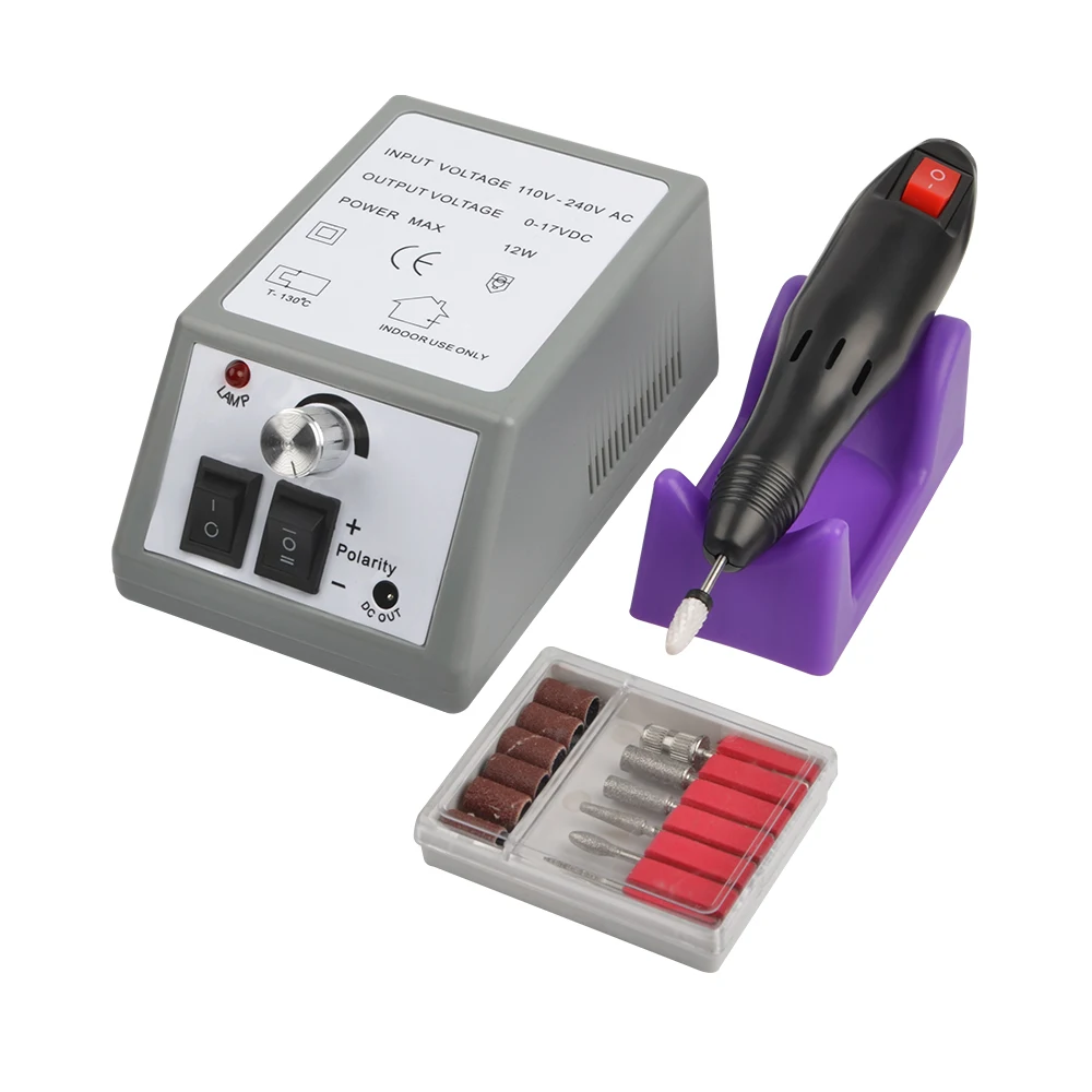 

Electric Manicure Powerful Professional Nail Milling Machine Nail Master Nail Drill, Red,black,pink,white,purple,gray