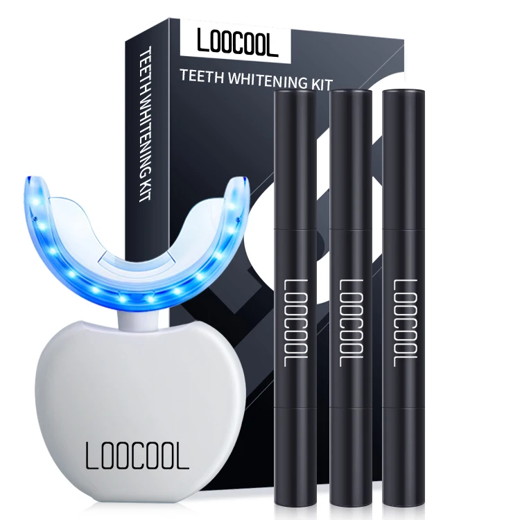 

OEM Professional Wholesale Led Light With Syringe Dental Bleaching Gel Machine Tooth Teeth Whitening Kit Private Logo