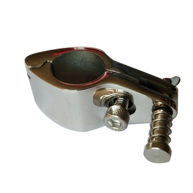 

Stainless steel pipe clamped with pin pipe clamp hoop throat clip 22mm awning hardware pipe clamped fixing fittings ship