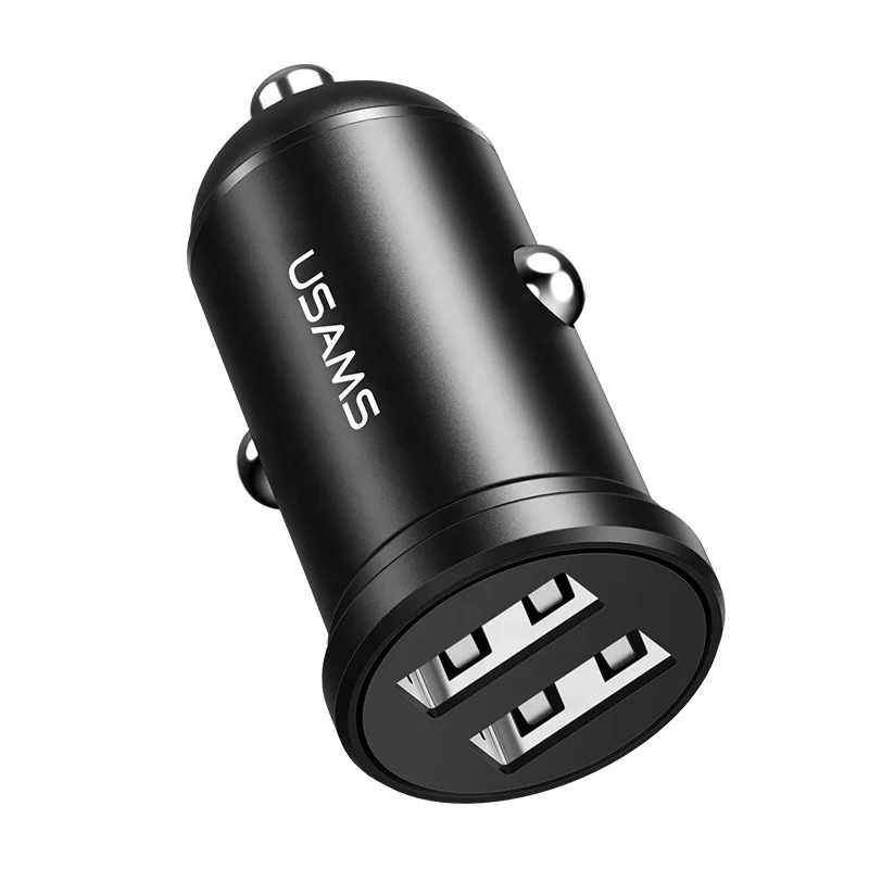 

USAMS US-CC114 2.4A Dual USB Ports Mini Car Charger
