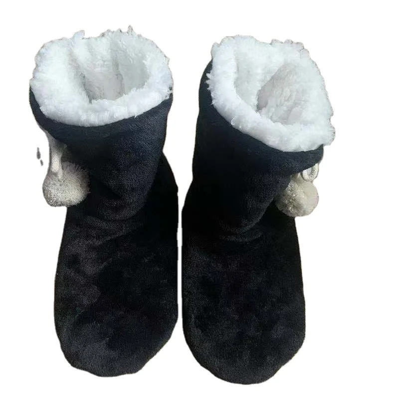 

Parenting non-slip indoor warm thickening ladies womens winter snow boots, Picture