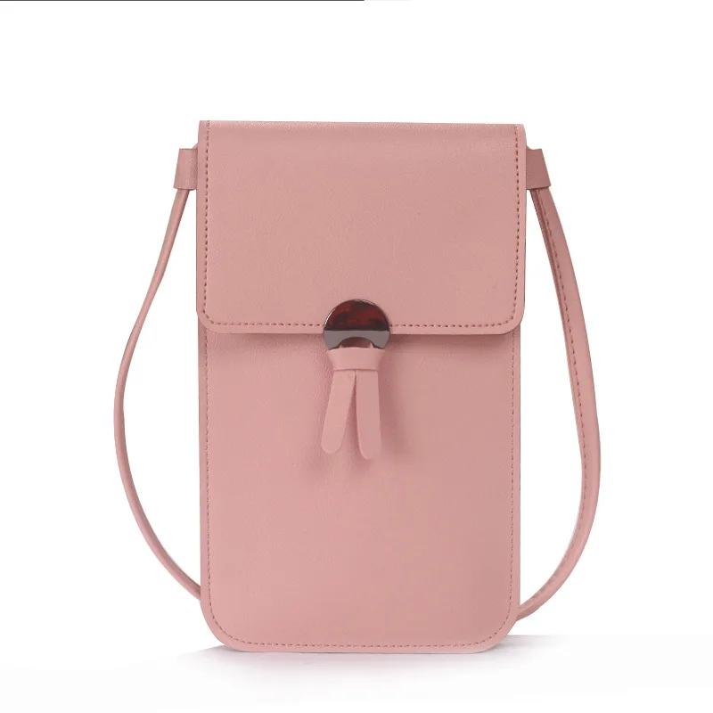 

girls hand crossbody touchscreen sling women stylish cute cellphone touch bag cross body clear touch screen phone purse, 8 colors