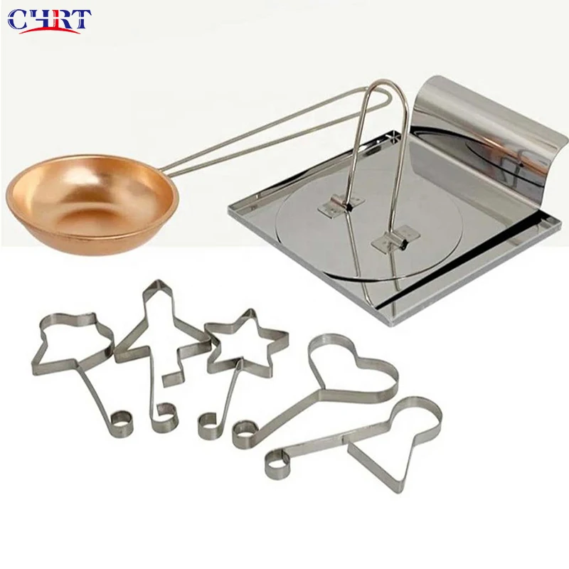 

CHRT Ak 9pcs Korean Sugar Candy Making Tools Set Cookie Mold Squid Game Biscuit Mold squid game dalgona candy