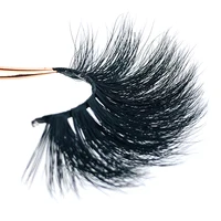 

High quality 3d real mink eyelashes natural soft private label 25mm mink eyelash