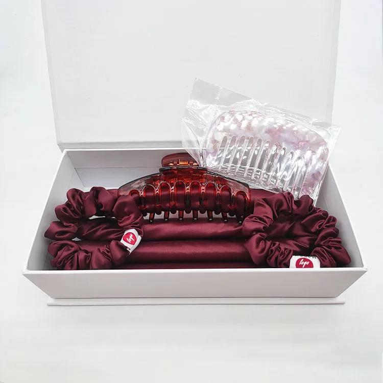 

2021 Magic Silk Hair Curling Rods Roller Wave Hair Curlers with comb luxury No Heat 100% Mulberry silk Hair Curls, Customized color