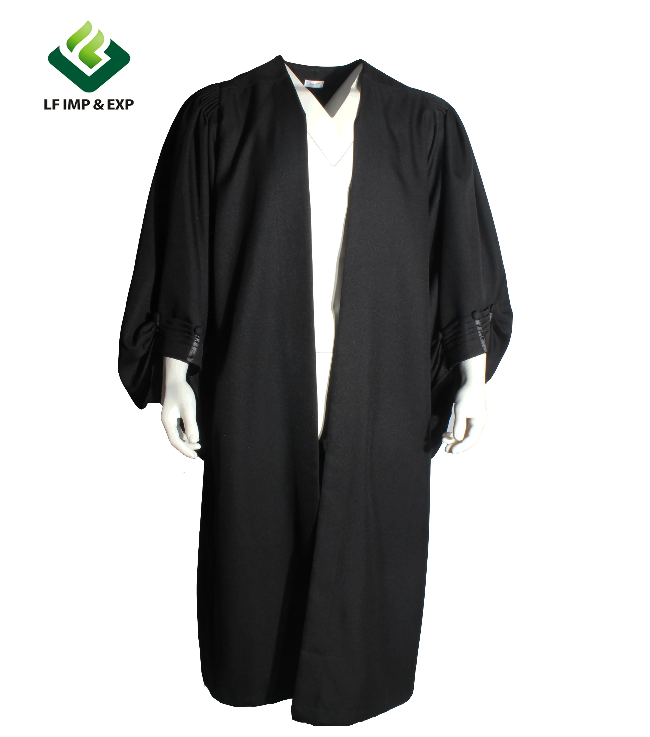 

Hot Sale UK style Barrister Gown, All colors are available