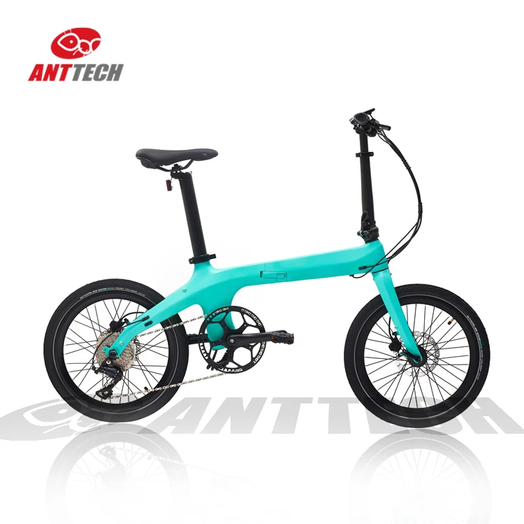 

2021 New design carbon fiber bike 20inch folding e bike 36v 250w super light electric foldable carbon bike on sale