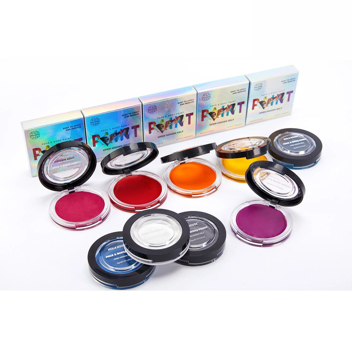 

Body Painting Supplies 9 Colors Art Party Fancy Fancy Makeup Face Painting Palette Special Effects Face Paint Makeup