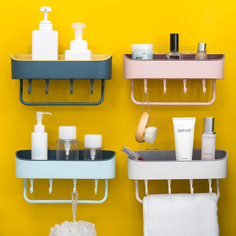 

Creative Bathroom Storage multi-functional simple shelf, non perforated shelf
