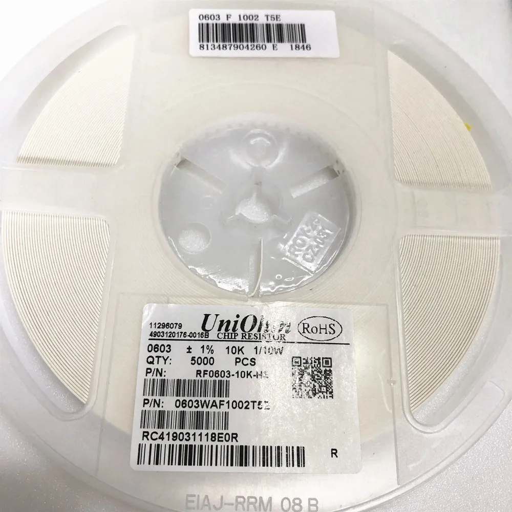 0603 Smd Resistor 10k Ohm 0603 10r Ohm 1 Rf060310rhs Ceramic