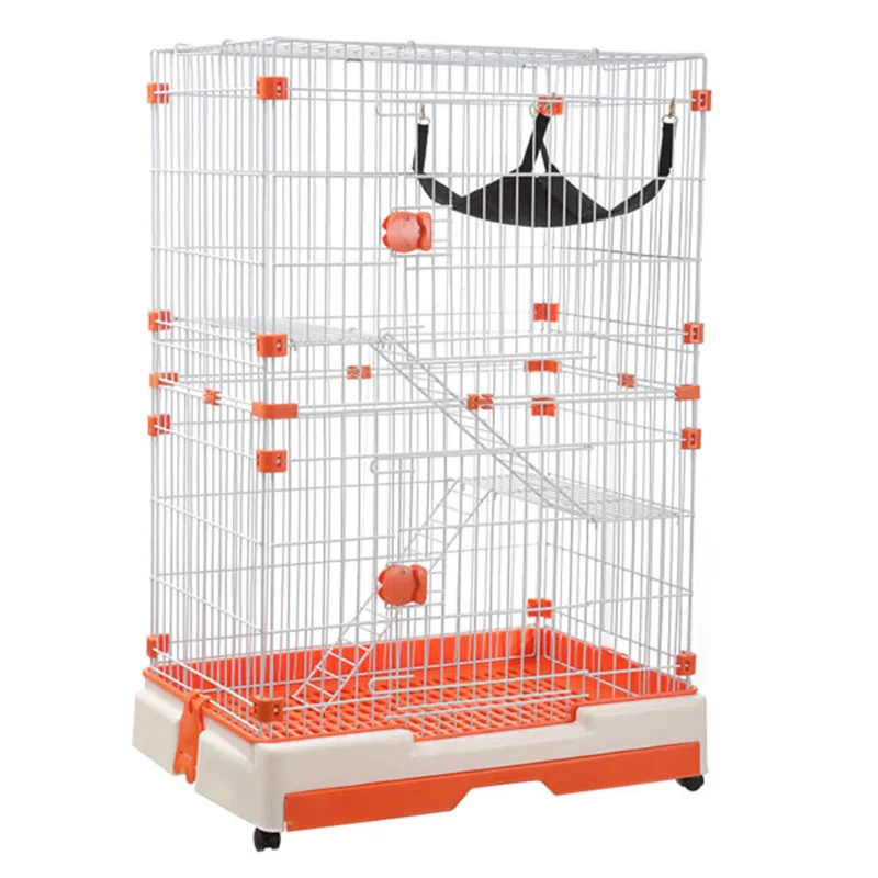 

Dog Fence Large Size Metal Cages for Dogs With Cover and Floor, 3 colors