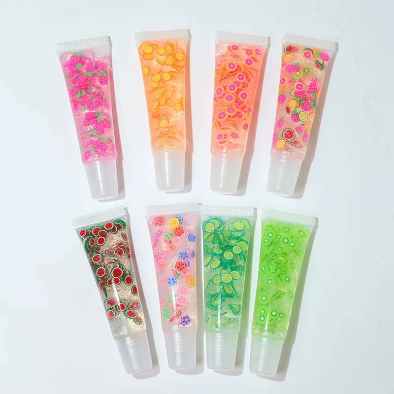 

Private label no logo kids lipgloss fruit flavor lip gloss cosmetics