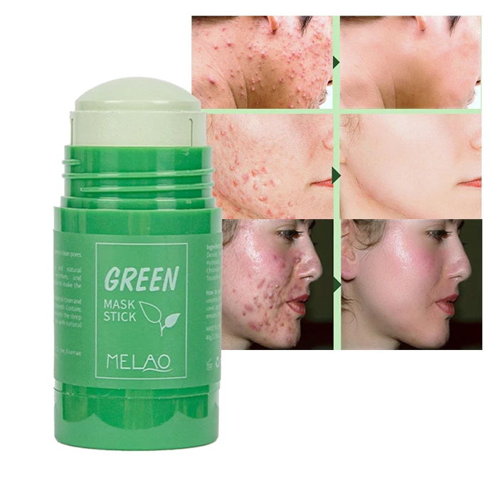 

OEM ODM customizable private label natural organic green musk stick moisturizing whitening green tea mask stick