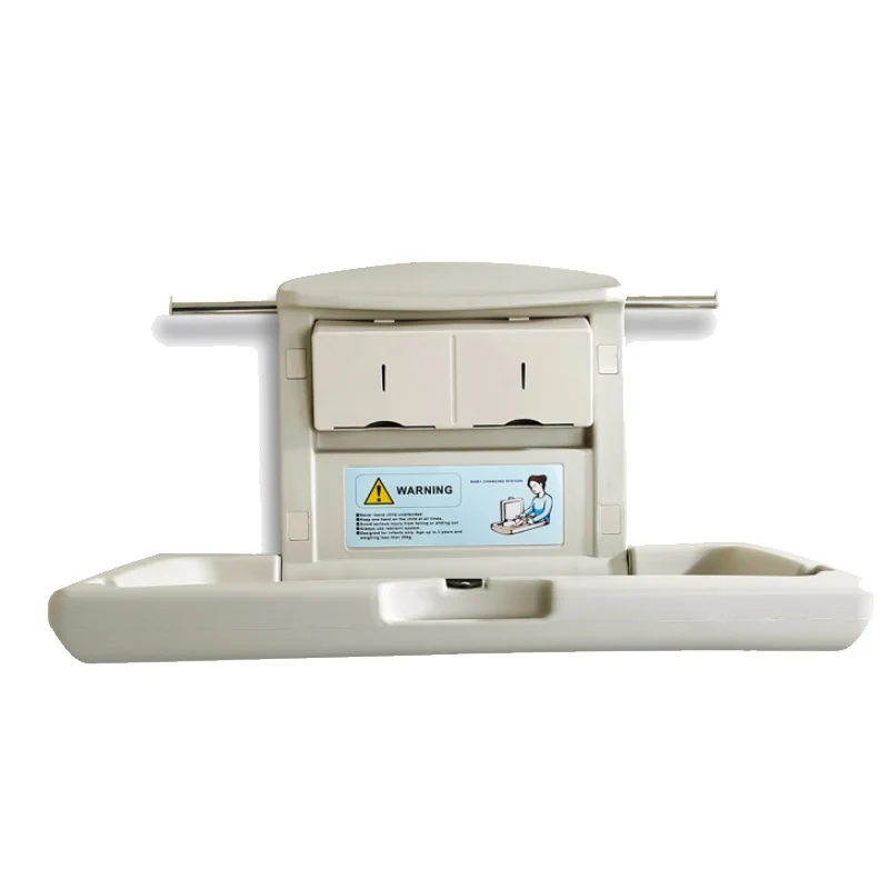 

Baby Diaper Heavy Duty Wall Mounting Folding Changing Dresser Baby Station, Gray