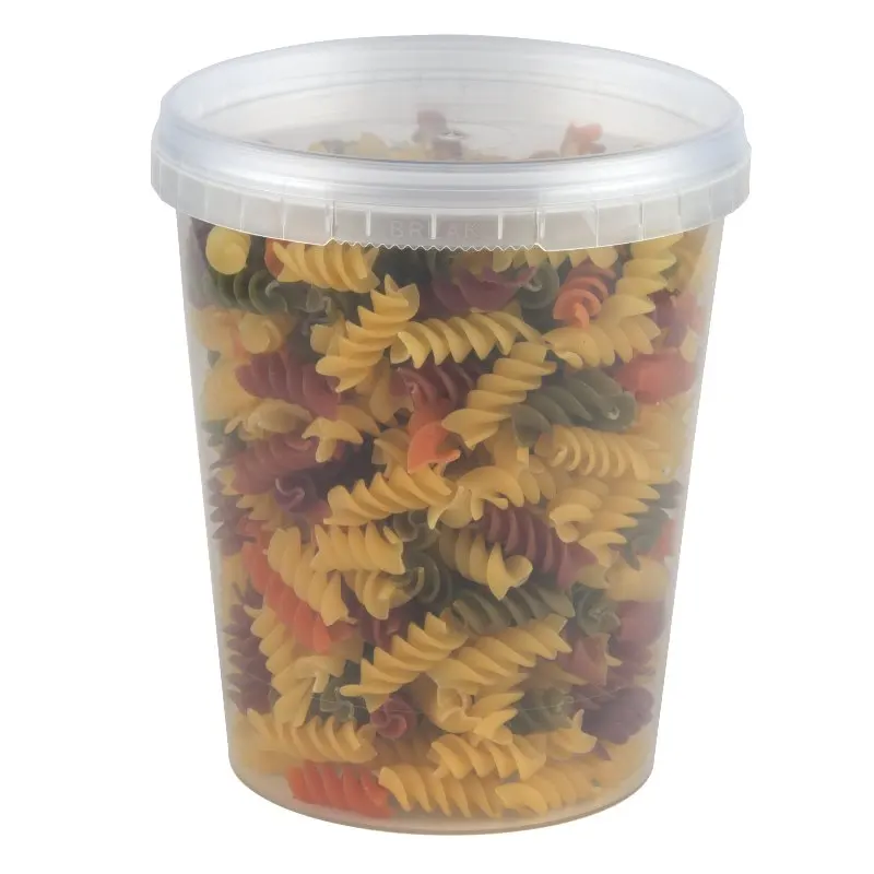 

Wholesale Disposable Plastic Microwave Safe Transparent Noodle Soup Bowl With Lids