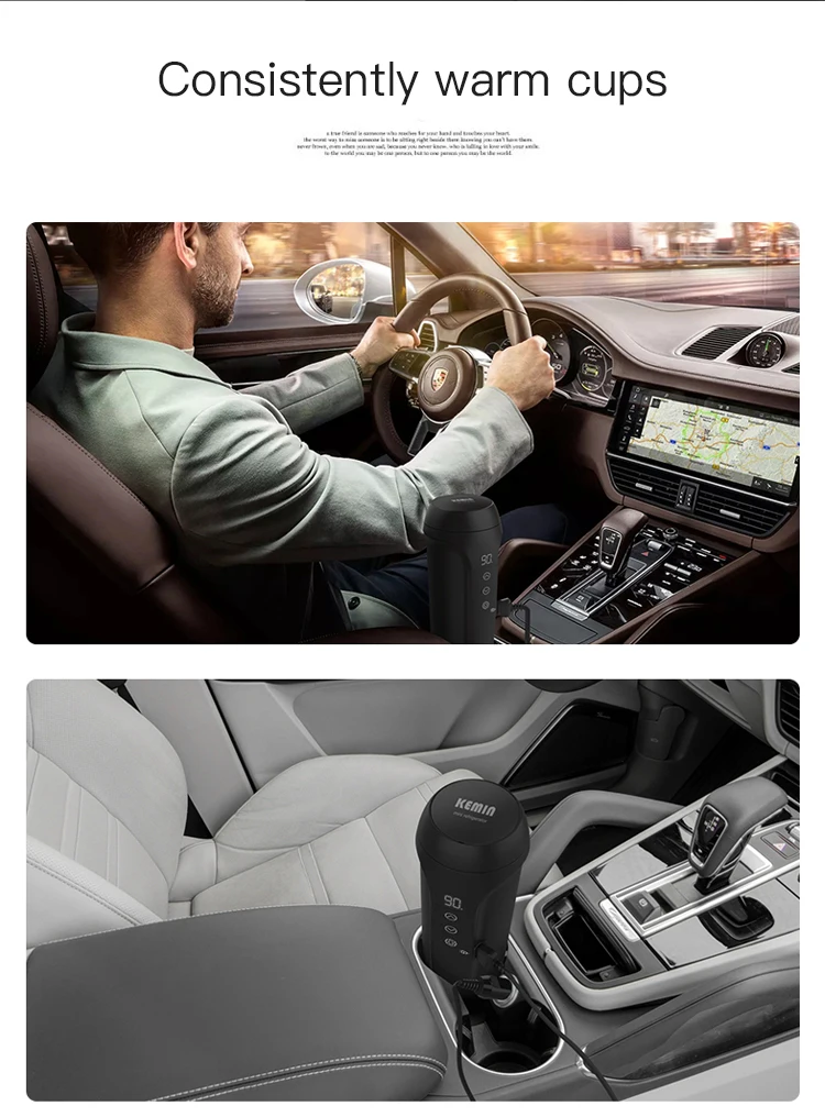 12v Electric Car Heater Cup Auto Heated Coffee Cup Heated Water Kettle