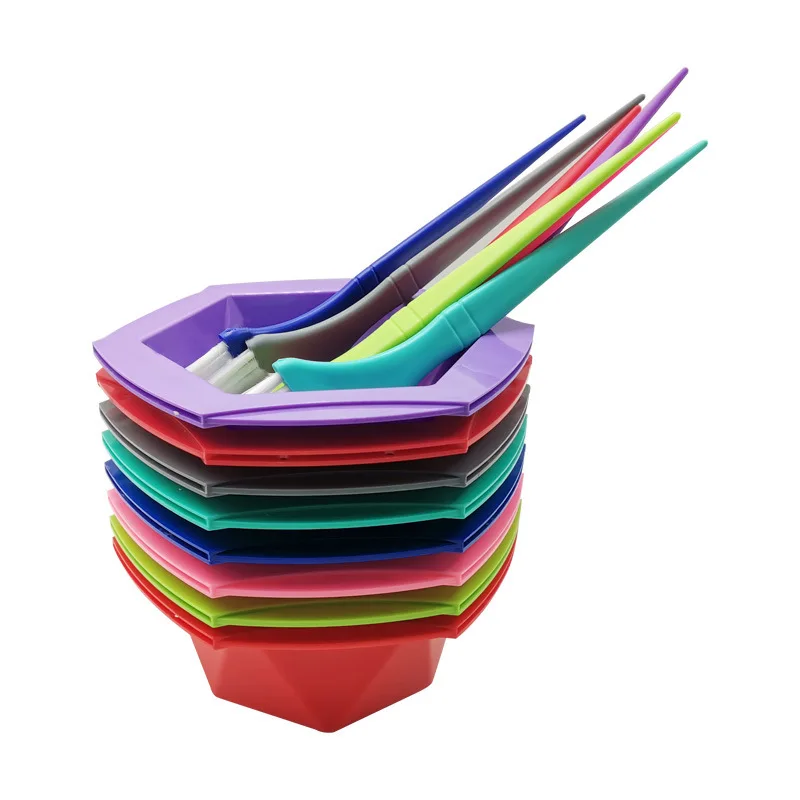 

Special colorful hair dyeing bowls for hair salons,brush sets, hair accessories wholesale multicolor, Color