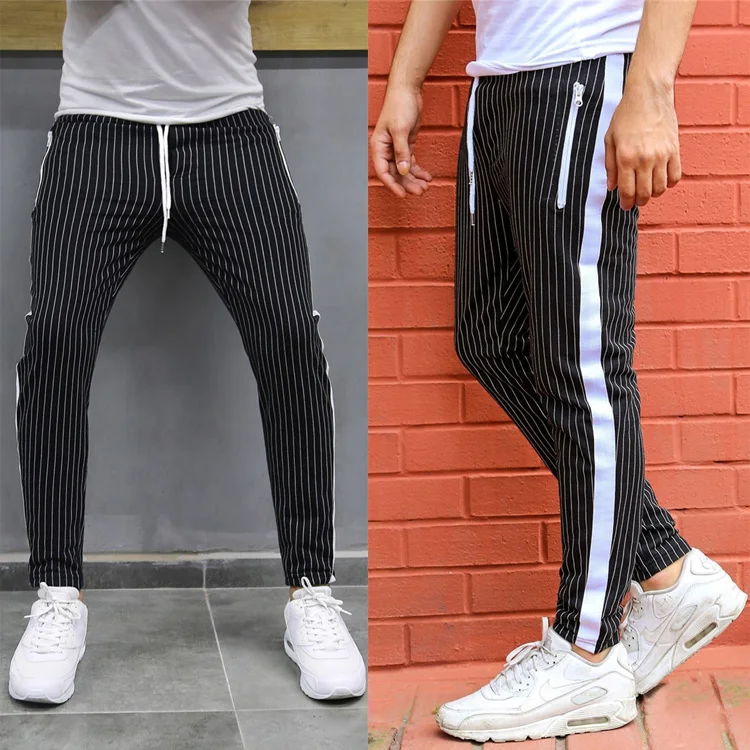 

New Design Fashion men trousers Men High Quality Custom Logo Jogger pant Overall joggers pants with side pockets, Picture shows