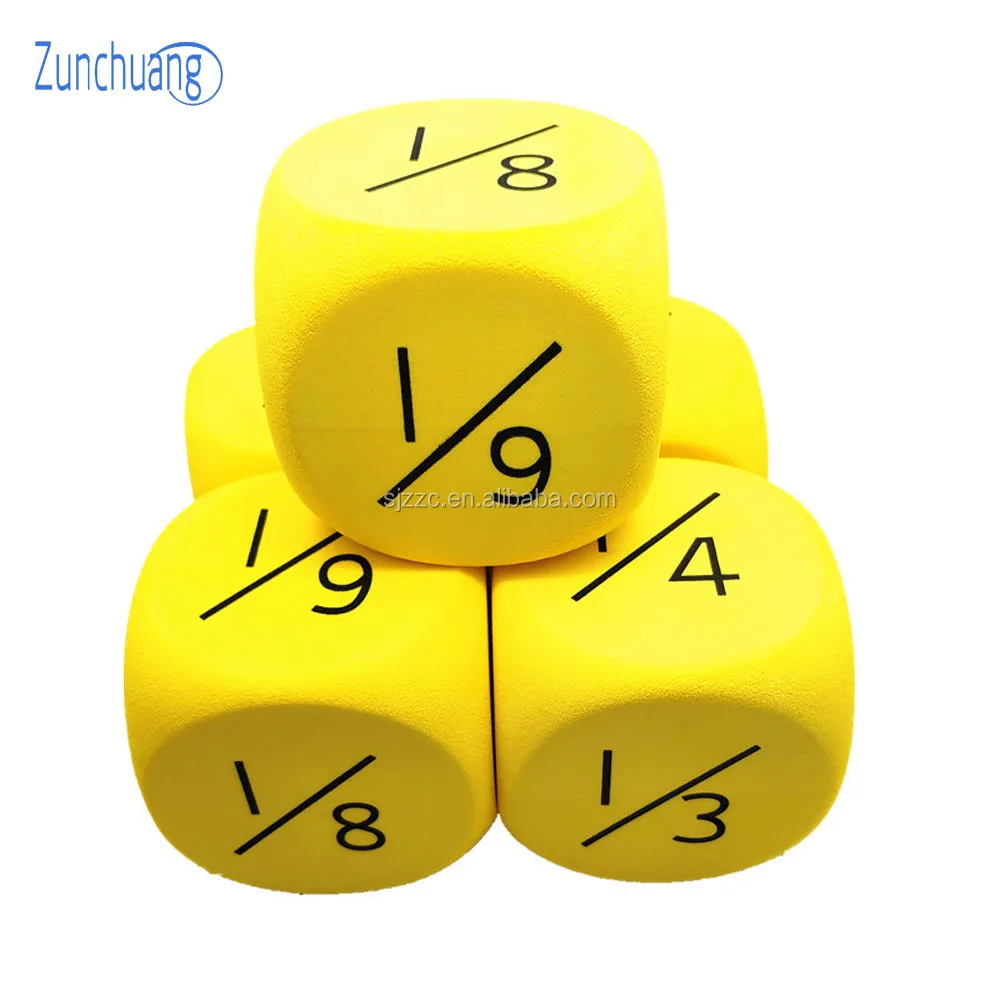 Customized Color And Shape Eva Foam Dice Giant Exercise Playing Foam
