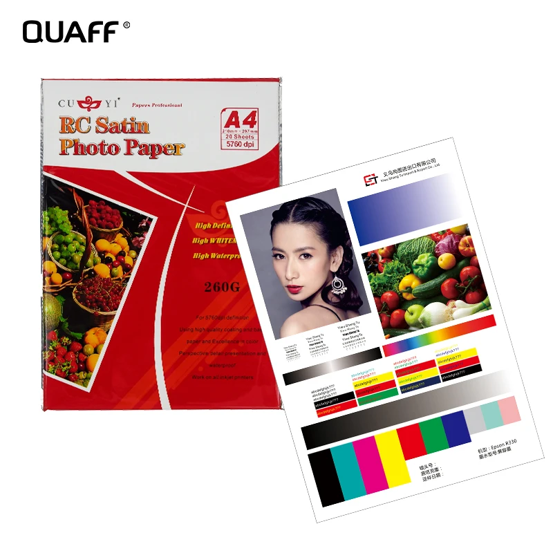 Wholesale Rc Photo Paper 260gsm Rc Satin Photo Paper 3r 4r 5r A3 A4