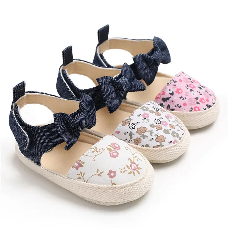 

Free sample new fashion Colorful flower Newborn Toddler baby girl sandals