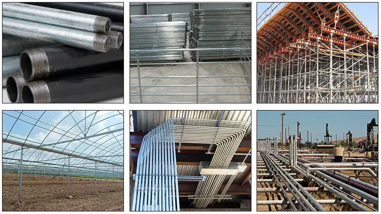 
78mm ss400 hot dip galvanized steel pipe mill s235 electrical conduit emt galvanized steel pipe 