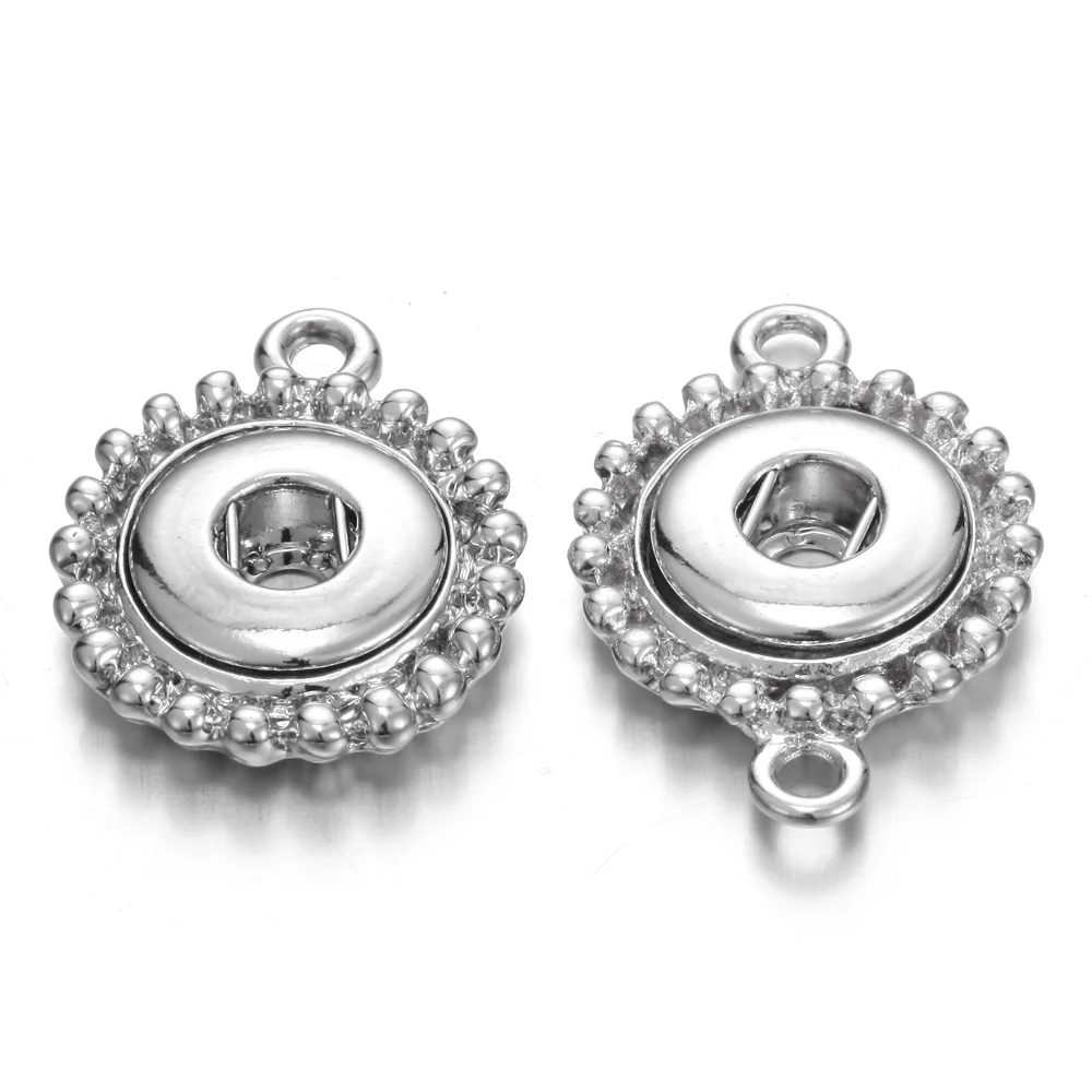 

Two Ears Snap Button Findings Accessories 12mm Snap Jewelry Handmade Snap Bracelet jewelry Making OEM bracelet Necklace