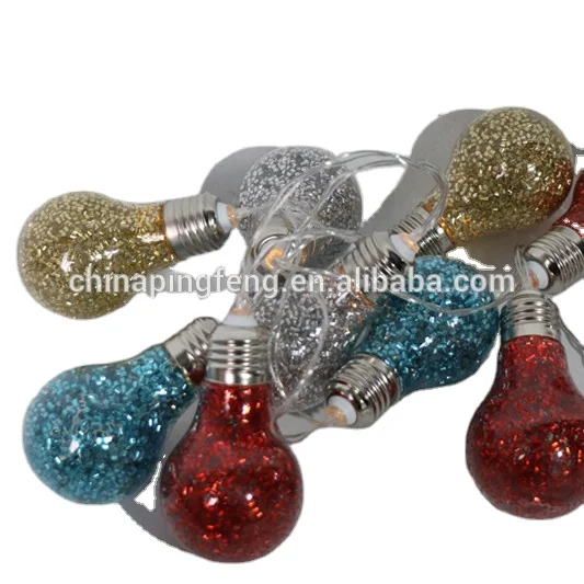 Factory price single battery operated mini led lights glass bottle led string lights