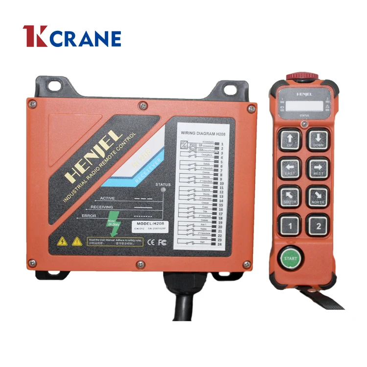 

Industrial Hoist Wireless Remote Control Overhead Crane H206/H208