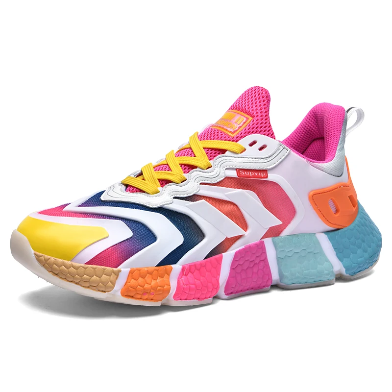 

Amazon AliExpress eBay Sport Custom Logo Outdoor Fashion Sneaker Running Shoe Men's Sports Shoes, Black/white/rainbow colors