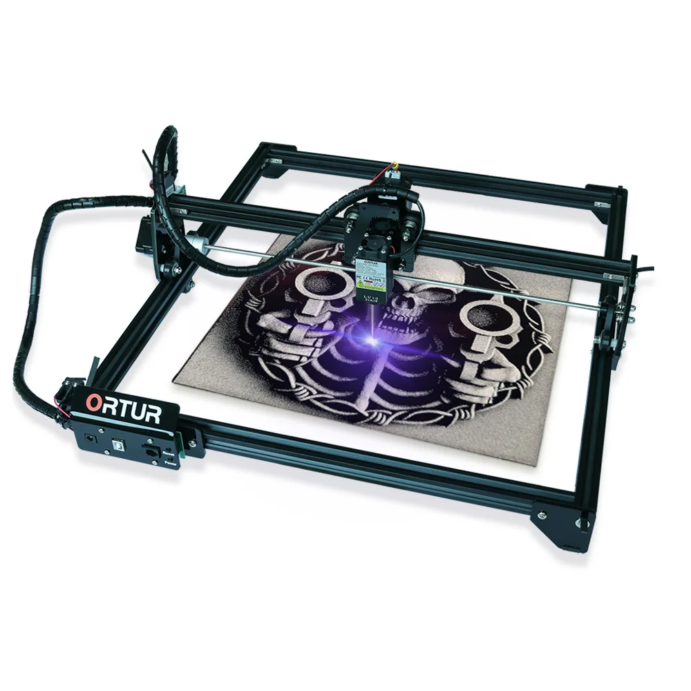 

ORTUR Diy portable Plastic CNC mini wood cutter engraving machine laser engraver