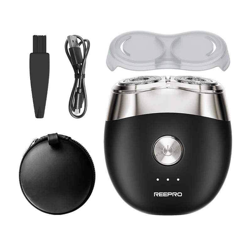 2024 New Mini Portable Pocket Shaver USB Powered Custom Logo Men's Rechargeable Electric Shaver for Face Household RV Use