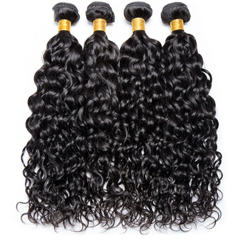

artificial human hair Wig Kinky Curly Ladies African Black Fashion human hair water wave hair extensions 100g 16 18 20inch