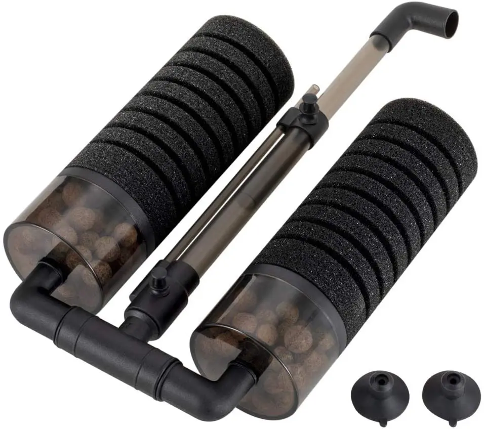 Hygger Bio Ceramic Media Balls Quiet Submersible Foam Filter,Aquarium