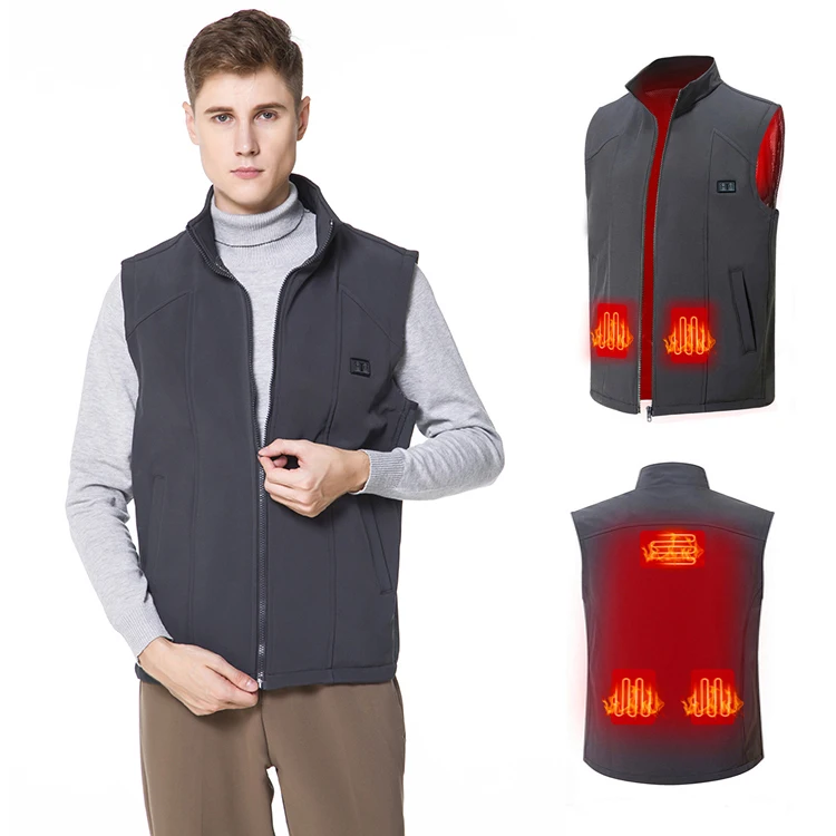 

Cold Weather Charging Smart Heated Vest with USB Can be Manual Machine Washed