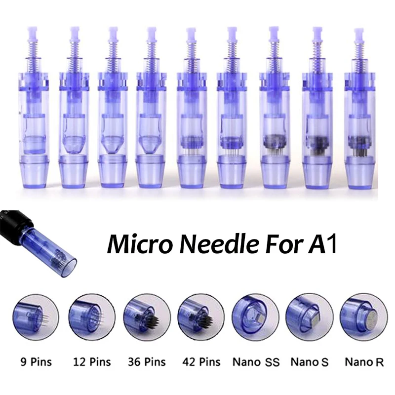

High Quality dr Derma Pen A1 Nano Micro Needles Cartridge Dermapen Mesotherapy Microneedle Rechargeable Derma Needle Pen 05