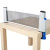 Retractable Table Tennis Table Grid Plastic Strong Mesh Net Portable Net Kit Net Rack Replace Kit For Ping Pong Playing Network