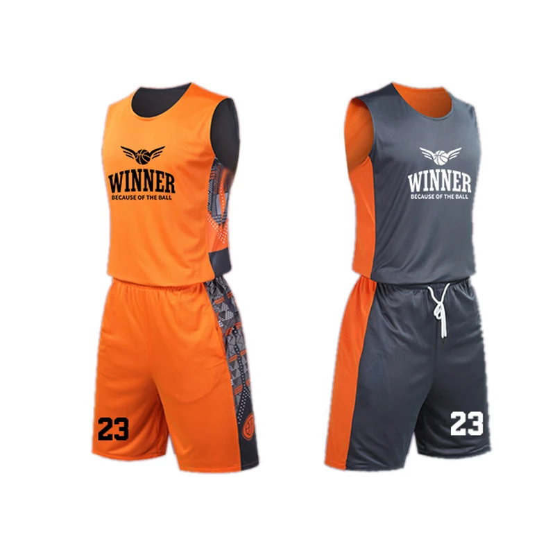 

Wholesales boys reversible Breathable sublimated embroidered Custom TEAM name mesh Basketball Jersey Uniform