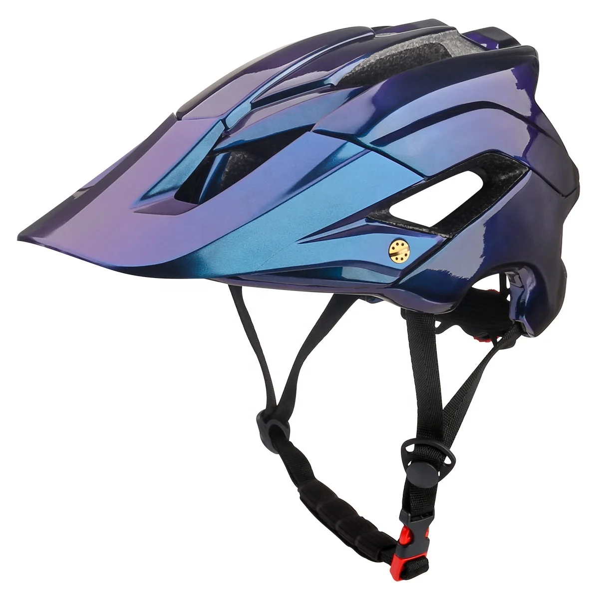 

Bike cycling equipment integrated helmet Outdoor sports helmet mountain bike cycling, Blue