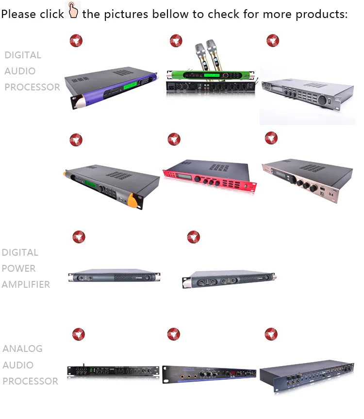Professional 2channel 1500w 1u Class D Digital Switching Power